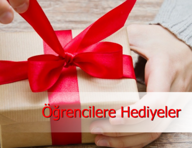 Öğrencilere hediyeler