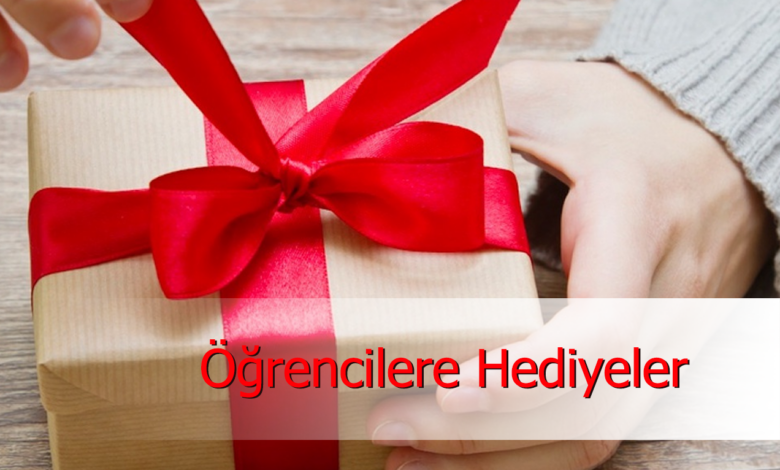Öğrencilere hediyeler