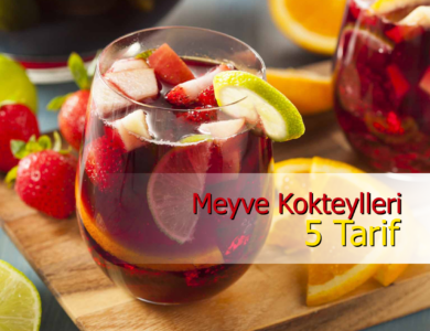 meyve kokteylleri