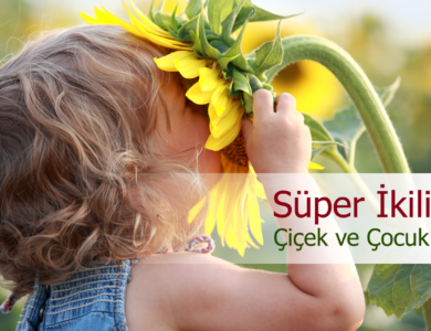 çiçek ve çocuk