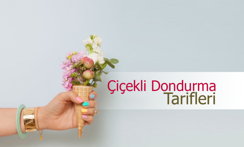 çiçekle dondurma yapmak compress