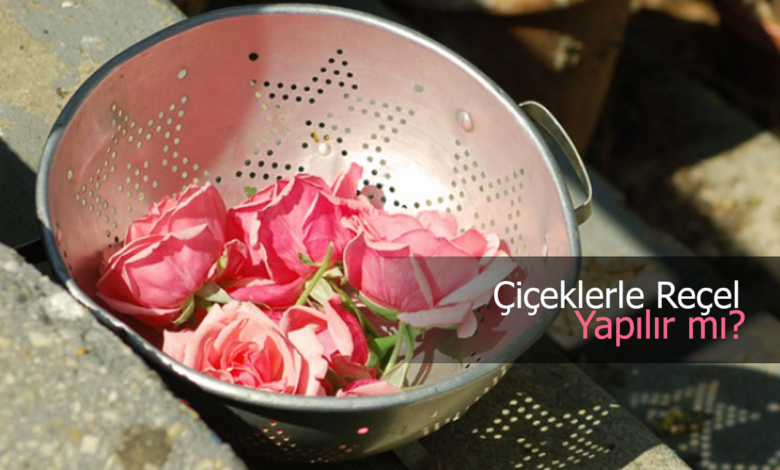 çiçeklerle reçel