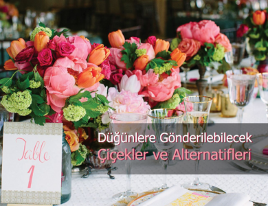 düğüne çiçek göndermek