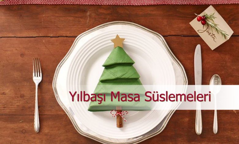 yılbaşı Masa Süslemeleri