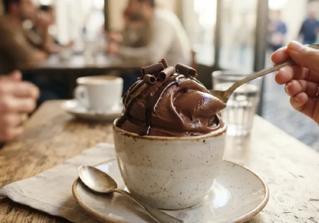 İtalyan Usulü Gerçek Çikolatalı Gelato