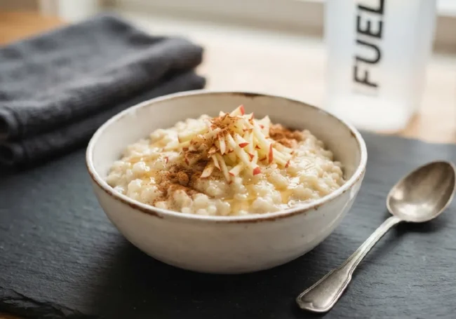 Elmalı ve Pirinç Nişastalı Pump Pudingi (Pre-Workout)