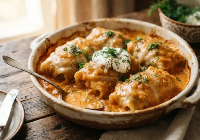 Golubtsi (Rus Usulü Lahana Sarması)