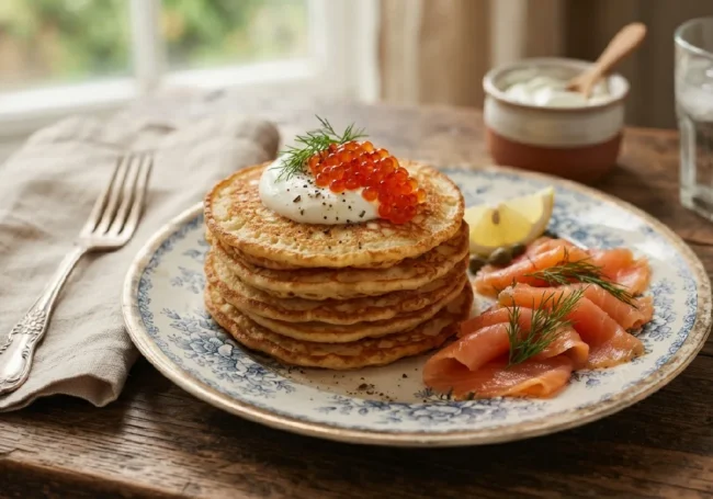 Blini (Geleneksel Rus Krepi)