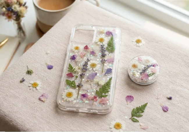 Botanik Telefon Kılıfı ve Pop-Socket (Telefon Tutucu)