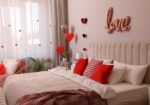 sevgililer gunu yatak odasi susleme