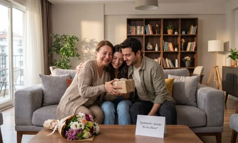 öğretmen aile kutlaması