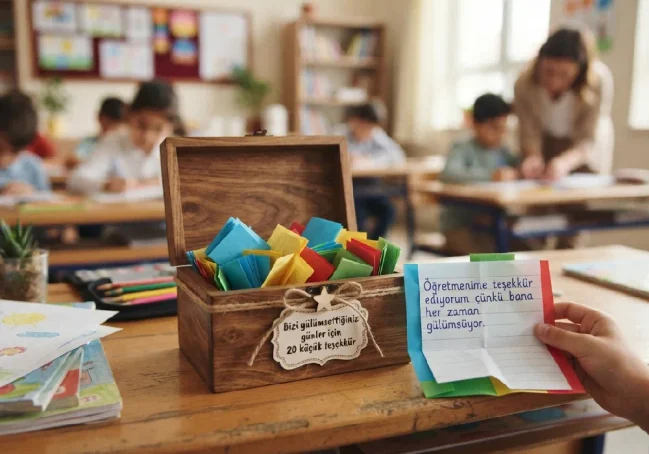 Teşekkür Kutusu: Bir Hediyenin İçinde 20 Küçük Mesaj