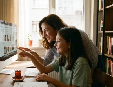 ogretmen hediyesini çocukla seçmek