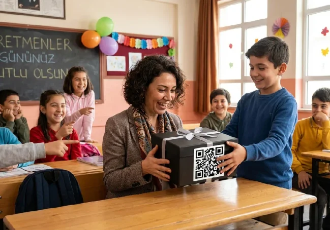 QR Kodlu ve Dijital Öğretmen Hediyesinde Asıl Hediye Kodun Arkasındaki İçeriktir